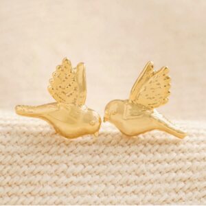 Flying Bird Stud Earrings