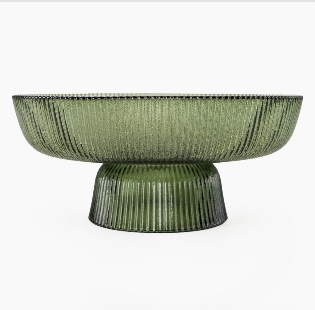 Glass Pedestal Bowl