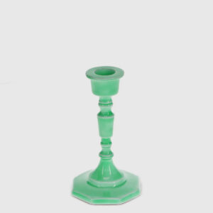 Enamel Candle Holder - Green