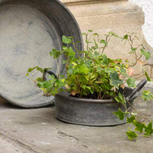 Zinc Bowl with Handles small