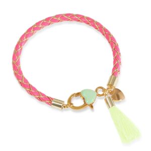 Twist of Fete Bracelet Hot Pink