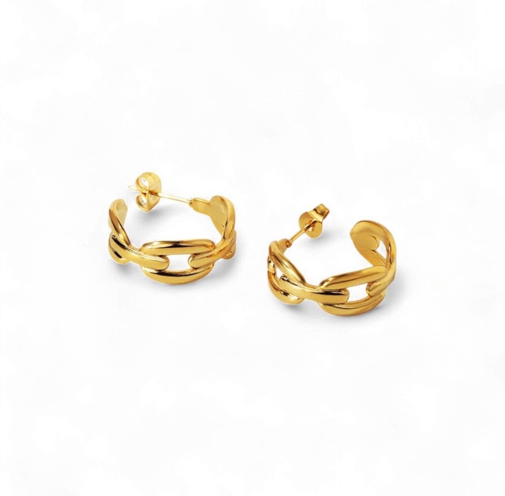 Chain Hoop Earrings